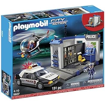 Commissariat De Police Playmobil 4264 - Univers Policier Et Bandit - Set 0649 - Occasion