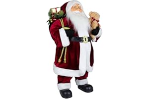 Christmas Paradise stehender Weihnachtsmann Torben rot Dekofigur XL (80cm)