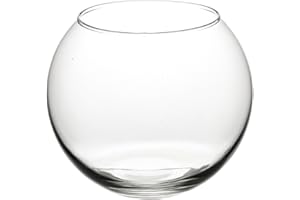 Pasabahce 16cm Large Fish Assorted Round Vase Bowl