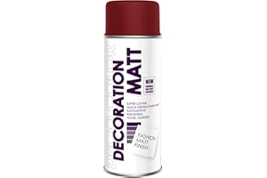 Deco Color DC Lackspray MATT nach RAL 400ml freie Farbeauswahl (weinrot matt RAL 3005)