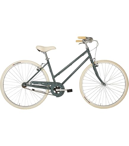 Bicicletta Donna Alpina Milly 6V - City Bike 26 Pollici Verde Menta Per La Citt&agrave;