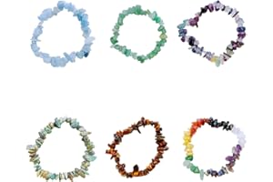 ZEN&TAO Natural Chakra Gemstone Crystal Bracelets Multiple Items Pack for Yoga Meditation Prayer Healing Protection and Gifting