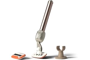 Fler The Razor Starter Set - Rasoio Donna 5 Lame, Rasoio con Supporto e 2 Lamette di Ricambio, Rasoi Unisex, Lametta con Aloe Vera, Vitamina E, Rosa Blush