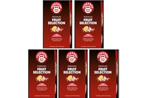 ‎TEEKANNE Teekanne Premium Fruit Selection, 5er Pack (5 x 20 Teebeutel), 5 x 60 g