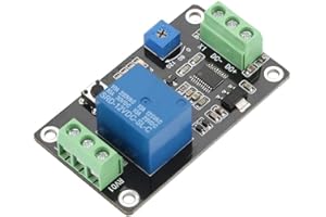 WALFRONT Ritardo Timer Relè DC 5V/12V/24V Modulo di Controllo Ritardo Temporizzato Trigger Autobloccante Ritardo Attivazione/Disattivazione Interruttore Timer Super 555 (DC12V)