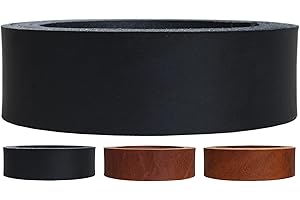 LEDERRIEMEN.COM Vollrindleder Lederriemen 'California', Gürtelleder, Soft-Pull Up, 3,5mm dick, Farbe:schwarz, Breite:3.5cm breit