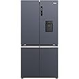 Haier Cube 90 Series 5 HCR5919EHMB / Design Cube 4 Doors/Water Dispenser & Ice Cube Maker/XL-Slim Line/MyZone & Humidity Zone/ABT/Usable Volume 525 l/Obsidian Black Inox