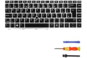 LIAN MO Backlight keyboard for HP EliteBook 840 G5 846 G5 745 840 G6 14u G5 L14379-001 L14377-DH1 (UK, Backlight)