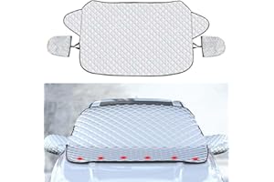 AGALUS Winter Car Windscreen Cover, for Fiat 500 500l 500s 500x Ranch Panda Protection Wiper Waterproof Snow Ice Frost Essential Accessories