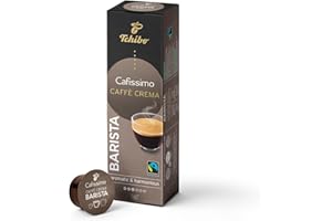 Kapsułki Tchibo Cafissimo Barista Caffé Crema 10 sztuk,Arabica, Średni stopień palenia, Niska zawartość kofeiny