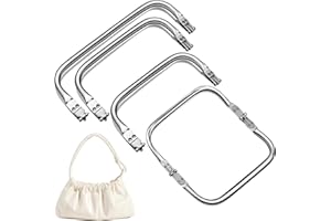 EOPUOZS 3 Pezzi Chiusura per Borsa Uncinetto 16cm 20cm 25cm，Borsa a Forma di U Manico Interno Bacio Chiusura a Chiusura，Chiusura Borsa Uncinetto per Borsa Frizione Artigianato Progetti Fai da Te