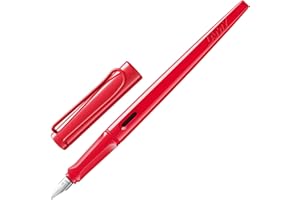 Lamy joy pióro do kaligrafii ze stalówką do kaligrafii – charakterystyczne zagłębienia do trzymania – samosprężynujący klips z brązu – w zestawie wkład atramentowy T 10 niebieski