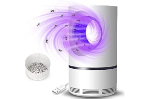 Bug Zapper Mosquito and Fly Killer Indoor Light with Hanging Loop Electric Killing Lamp Portable USB LED Trap for Home Bedroo