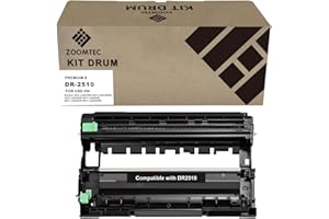 ZOOMTEC Compatible para DR-2510 DR 2510 DR2510 Kit Tambor Compatible para Impresora Brother DCP-L2627DW HL-L2400DWE DCP-L2627DWXL DCP-L2620DW MFC-L2860DW DCP-L2665DW DCP-L2660DW MFC-L2860