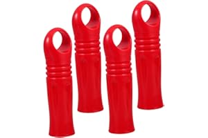 BELLIFFY 4Stücke Mop Handle Endkappen Ersatzgriffe für Moppstangen und Kehrschaufelstiele Rutschfester Griff für Haushalt und Reinigung