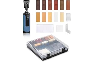 Meltrck Kit de reparación para azulejos y madera – 11 tonos de color – Reparación fácil de azulejos, laminado, parquet y suelos de vinilo,azul