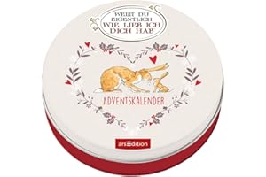 ARS EDITION GMBH Adventskalender in der Dose. Weißt du eigentlich, wie lieb ich dich hab? Crème