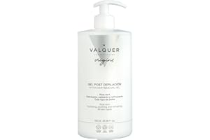 B D. BULLON Valquer Origins Gel Post Depilación, After Shave Corporal que Hidrata, Calma y Refresca Todo Tipo de Piel. Protege, Regenera y Combate el Enrojecimiento con Aloe Vera y Cápsulas de Algodón. 750 ml