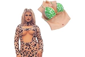 Silikonbröst falska bröst artificiella bröst realistiska bröstplattor B-H kopp för crossdresser cosplay drag drottning