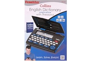 FRANKLIN ELECTRONICS Franklin Collins English Dictionary with Thesaurus