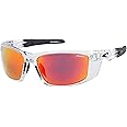 O'Neill ONS 9002 2.0 Men's Sunglasses 113P Crystal Black/Red-Orange lens