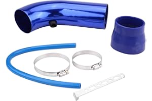 YUUGAA Tubo de entrada de aire, sistema de filtro de manguera de tubo de entrada de aire frío universal para coche de 76 mm/3 pulgadas(azul)