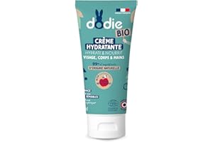 DODIE Crème Hydratante Bio - visage, corps et mains - dès la naissance - 75ml
