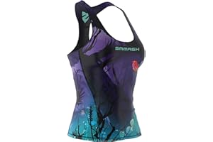 SMMASH Débardeur De Sport Femme Haut Running Yoga Fitness Tank Top Sportswear Respirant Séchage Rapide Vêtements Matériau Antibactérien