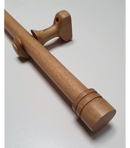 Bastone da passeggio in legno di ottone massiccio / bastone - Italia