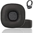 SEEFY Ear Pads Memory Foam Ear Cushions Replacement Compatible with Marshall Major 4.0 / Major IV Wireless Bluetooth Headphone,Protein Leather Earpads Repair Parts (Black)