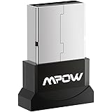 Mpow Bluetooth 4.0 USB Dongle Adapter, Bluetooth Transmitter Receiver Supports Windows 10, 8, 7, Vista XP 32/64 Bit Laptop PC for Bluetooth Speaker, Headset, Keyboard, Mouse and More, Plug and Play