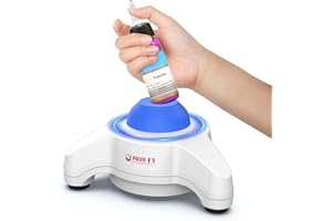 FOUR E'S SCIENTIFIC Mini Vortex Mixer with Touch Mode Paint Mixer Shaker Fixed 5600RPM 50ml Φ6mm Orbit Vibration for Laboratory Test Tub Acrylic Paints