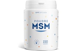 MSM en poudre - 150 g - GPH Diffusion