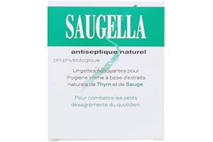 Saugella Natural Antisettico 10 salviette intime singole