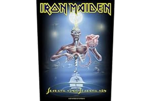 RAZAMATAZ Iron Maiden Seventh Son Of A Seventh Son - Parche trasero para hombre