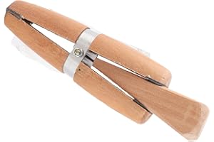 SEMME Ring Clamp Made of Wood, Jewellers Holder, Jewellery Making, Benchwork, Professional Hand Tool for Polishing and Repairing Rings Vice with Wedge Clasp