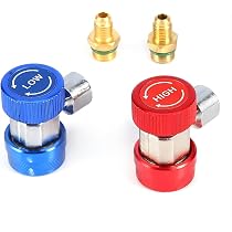 Raccord Clim 1234yf Raccord Clim Auto ADAPTATEUR R1234YF À R134A, Raccord Rapide Pour Climatisation, Côté Bas Adaptateur Clim Raccord R1234yf