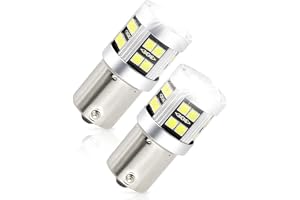 2 st 1156 Ba15s P21w LED-glödlampa 5 W 12 V-24 V, superlysande vit 7500K