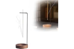 KUOXAN Upside Incense Burner, Wooden Incense Stick Holders, Incenses Burner Ash Catcher Catching Catcher Catching Room Censer Holder Tea Room Home Decoration for Yoga