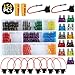 Produktbild Tefeler 140 Stück Standard KFZ Sicherungen Set Auto Flachsicherung 2A - 40A + 10PCS Wasserdicht KFZ Sicherungshalter + 2PCS Flachsicherungsadapter + 2PCS Sicherungszieher