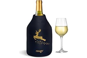 ‎NEWGO NEWGO Wein Kühlhülse Weinflasche dekorative Hülse Wein Aktiv Weinkühler Weinflasche Hülse, Champagner, Flasche Kühler Hülse, wasserdichtes Gewebe,Urlaub, Geschenk