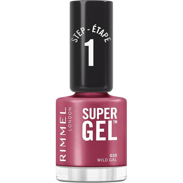 Kate Super Gel Nail Polish – Farbe 027, Splitterfest, Hochglanz-Finish, Mit Maxi-Pinsel Für Präzises Auftragen