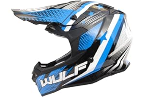 WULF STRATOS GLOVES Wulfsport Iconic Helmet Adult Motocross MX Helmet