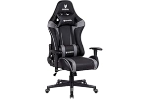 Oversteel Nat-Ov-Ultimet-Gray Fotel Gamingowy, Sztuczna Skóra, Szary, Do 120 kg