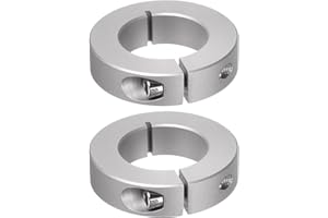QUARKZMAN 2pcs Bague de Réglage Bague Arrêt d'axe Butée Arbre Collier Diviser 35mm Alésage Aluminium Alliage, 60mm OD, 15mm Largeur pour Roue Brouette Pont Boîte Vitesses Anodisation