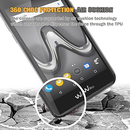 BUYUSÂ® Custodia full body Wiko Tommy 2 , Protezione a 360Â°, Morbido TPU Case Cover Ultra Sottile, Resistente Ai Graffi - Transparente