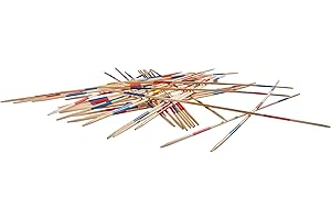 Eichhorn - Outdoor Mikado – Composé de 41 Baguettes de 50 cm de Long, avec Instructions de Jeu (français Non Garanti), en Bambou, Convient aux Enfants à partir de 3 Ans