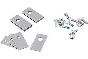 WORX Lot de 12 Lames de Rechange d'origine WA0190, Accessoire pour Robots tondeuses WORX Landroid et Landroid Plus, livré avec 12 Vis de Fixation