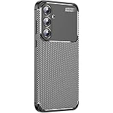 Spia Samsung Galaxy A55 ile Uyumlu Kılıf Siyah Karbon Silikon Orijinal (Samsung Galaxy A55 ile Uyumlu, Siyah)
