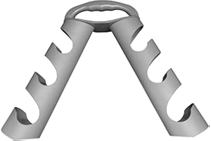 BodyRip Unisex Adult Dumbbell Storage Rack Holder Home Gym Tree Stand - Grey, Does Not Apply